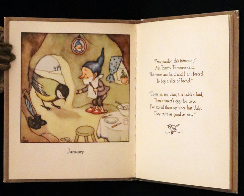 1942 Rare First US Edition - The Gnome's Almanack by Ida Bohatta translated by June Head.