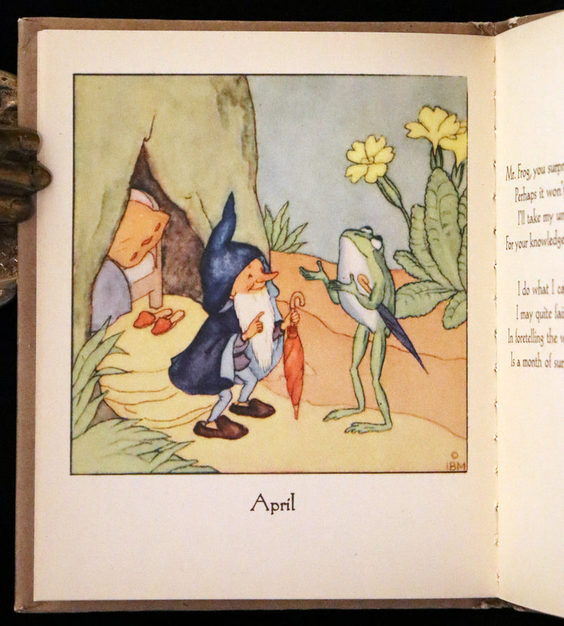 1942 Rare First US Edition - The Gnome's Almanack by Ida Bohatta translated by June Head.