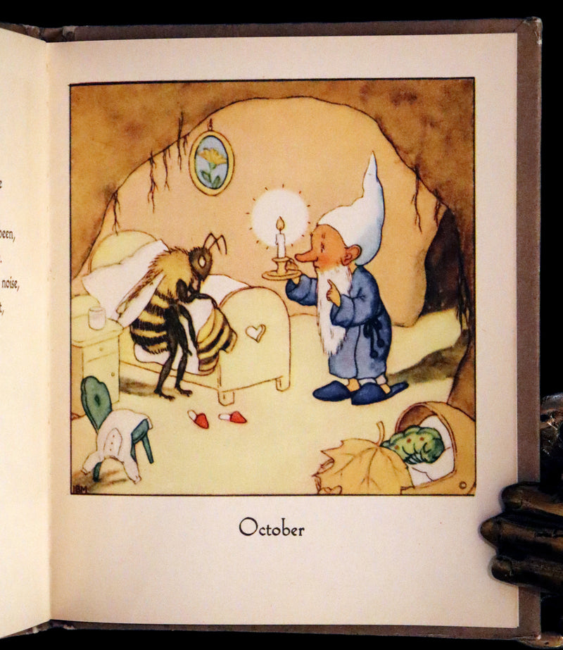 1942 Rare First US Edition - The Gnome's Almanack by Ida Bohatta translated by June Head.