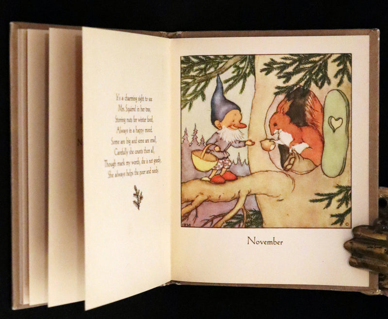 1942 Rare First US Edition - The Gnome's Almanack by Ida Bohatta translated by June Head.