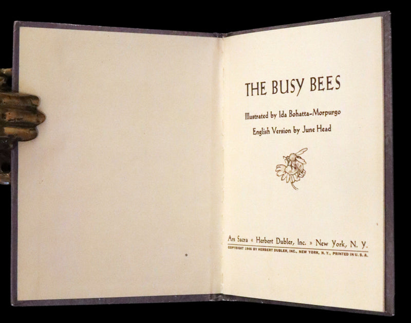 1946 Rare First US Edition - The Busy Bees illustrated by Ida Bohatta-Morpurgo.