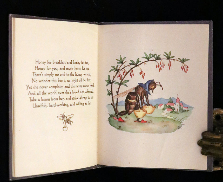 1946 Rare First US Edition - The Busy Bees illustrated by Ida Bohatta-Morpurgo.