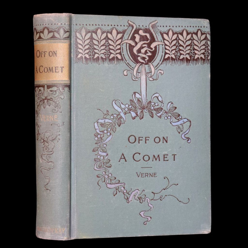 1890 Rare Book - Jules Verne, Off on a Comet! A Journey through Planetary Space.