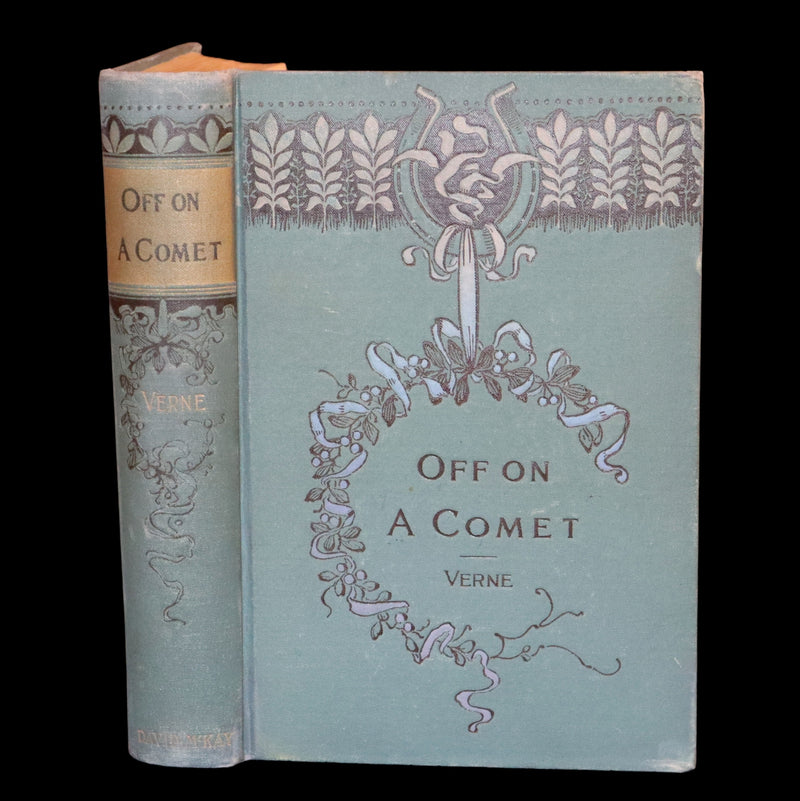 1890 Rare Book - Jules Verne, Off on a Comet! A Journey through Planetary Space.