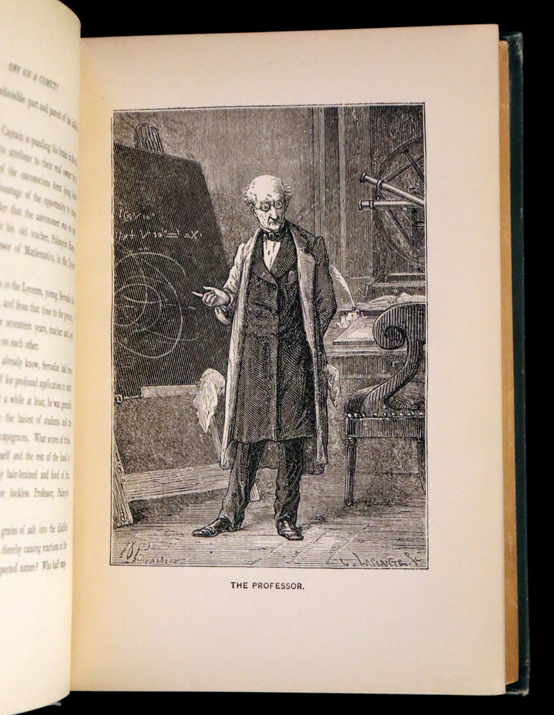 1890 Rare Book - Jules Verne, Off on a Comet! A Journey through Planetary Space.