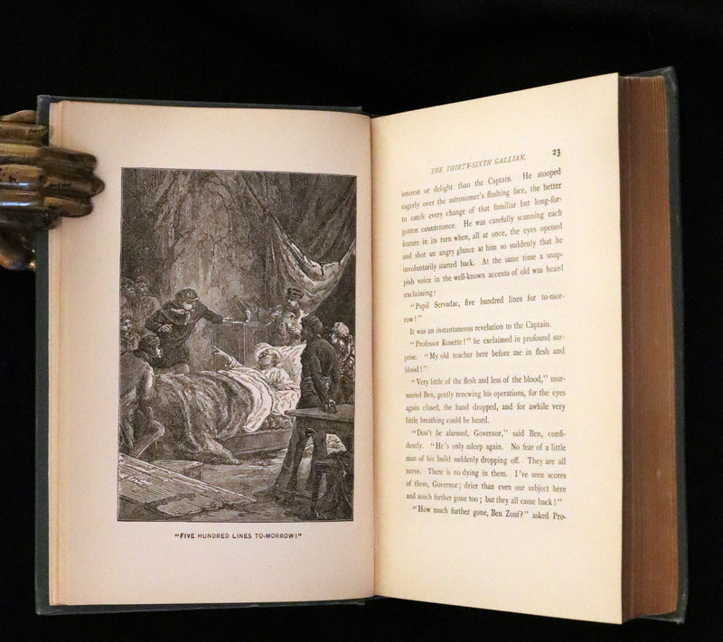 1890 Rare Book - Jules Verne, Off on a Comet! A Journey through Planetary Space.