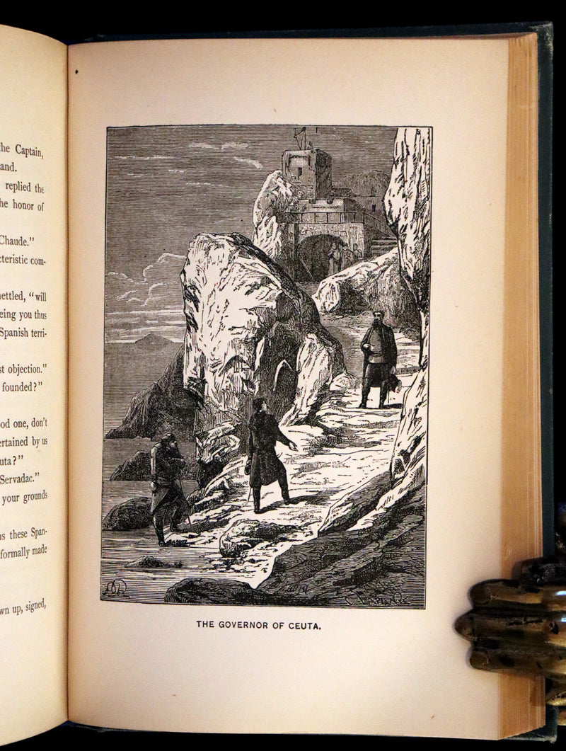 1890 Rare Book - Jules Verne, Off on a Comet! A Journey through Planetary Space.