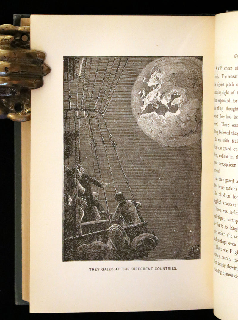 1890 Rare Book - Jules Verne, Off on a Comet! A Journey through Planetary Space.