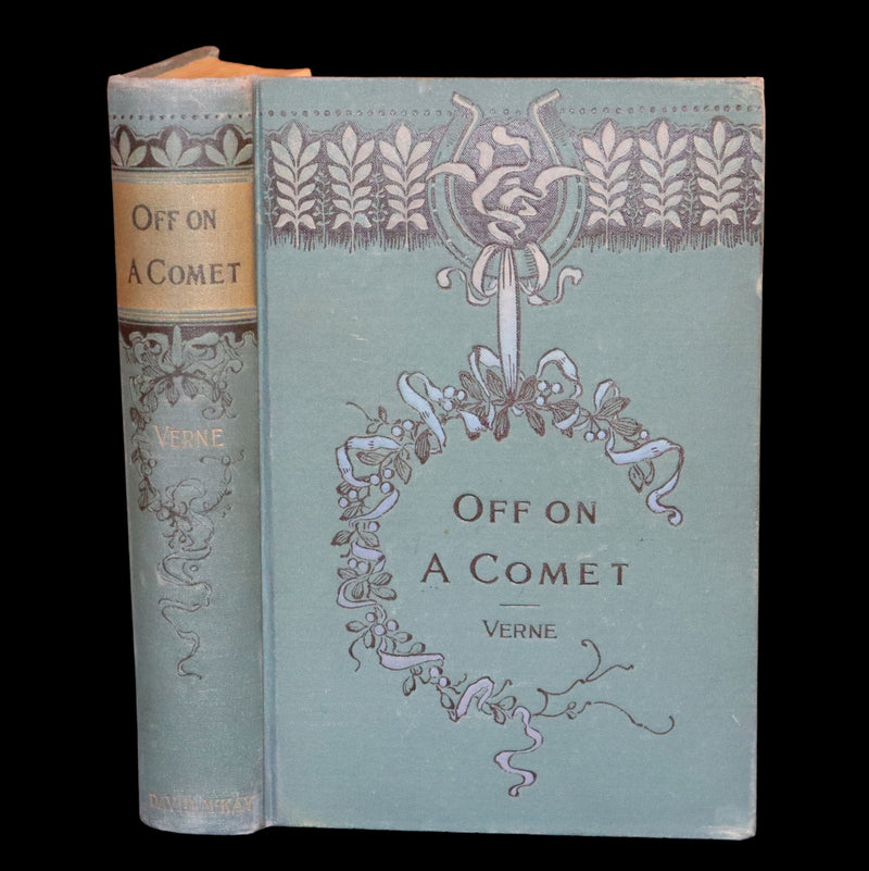 1890 Rare Book - Jules Verne, Off on a Comet! A Journey through Planetary Space.