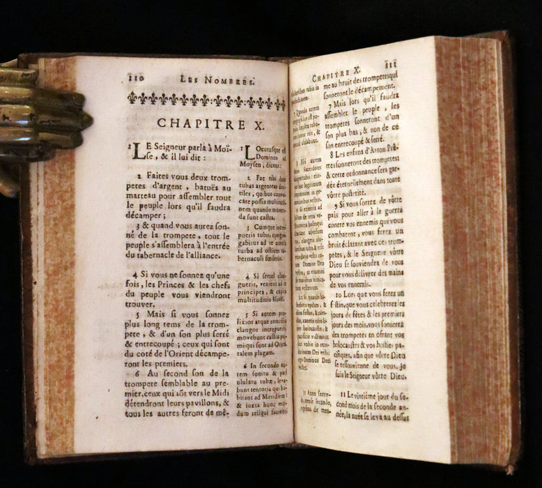 1686 Rare Latin French Bible - The Book of Numbers,  Les Nombres by Le Maistre de Sacy