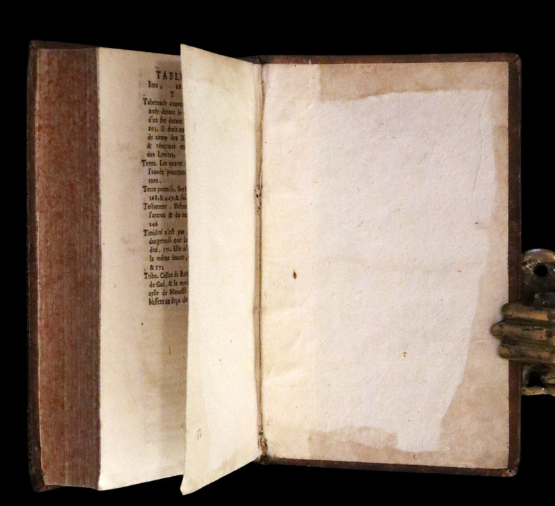 1686 Rare Latin French Bible - The Book of Numbers,  Les Nombres by Le Maistre de Sacy