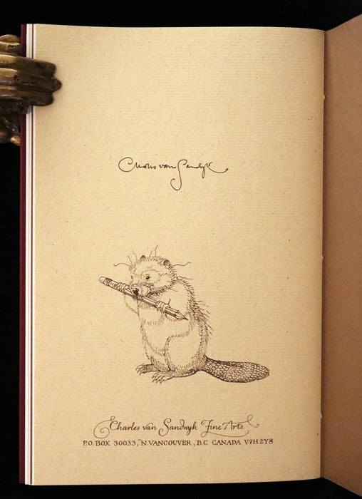 2009 Rare Signed Book - Canadian Content beautifully illustrated by Charles van Sandwyk.