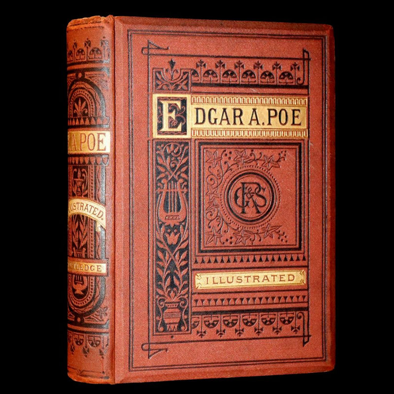 1875 Rare Victorian Edition - Complete Poems by Edgar Allan POE (The Raven, Lenore, Ulalume, ...).