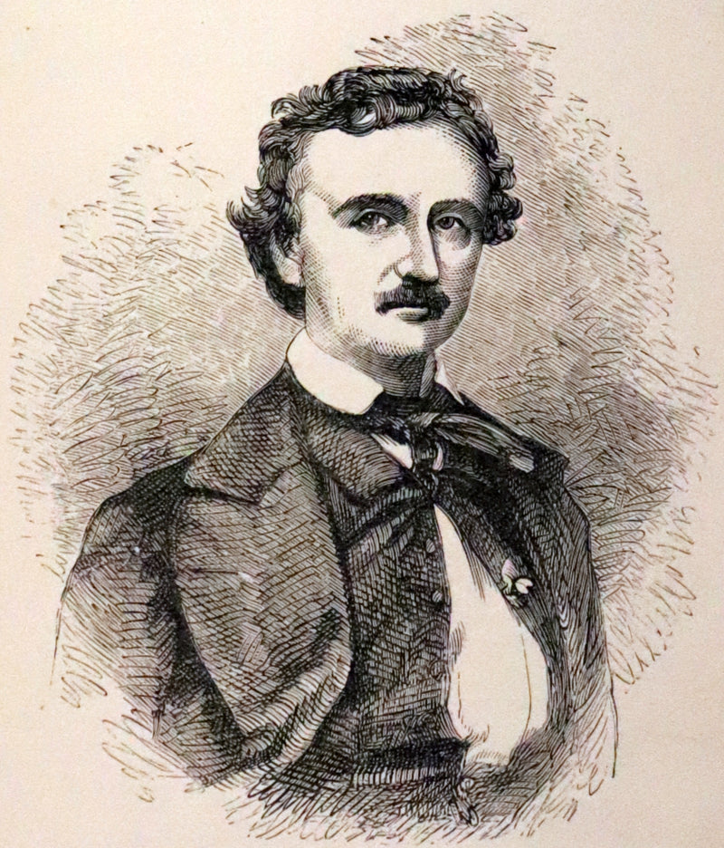 1875 Rare Victorian Edition - Complete Poems by Edgar Allan POE (The Raven, Lenore, Ulalume, ...).