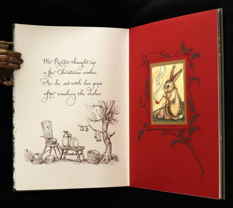 2007 Rare Book - Mr. Rabbit's Christmas Wish Translated for Humans by Charles van Sandwyk.