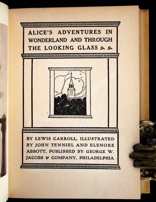 1920 Rare Jacobs Edition - Alice's Adventures in Wonderland illustrated by Elenore Abbott.