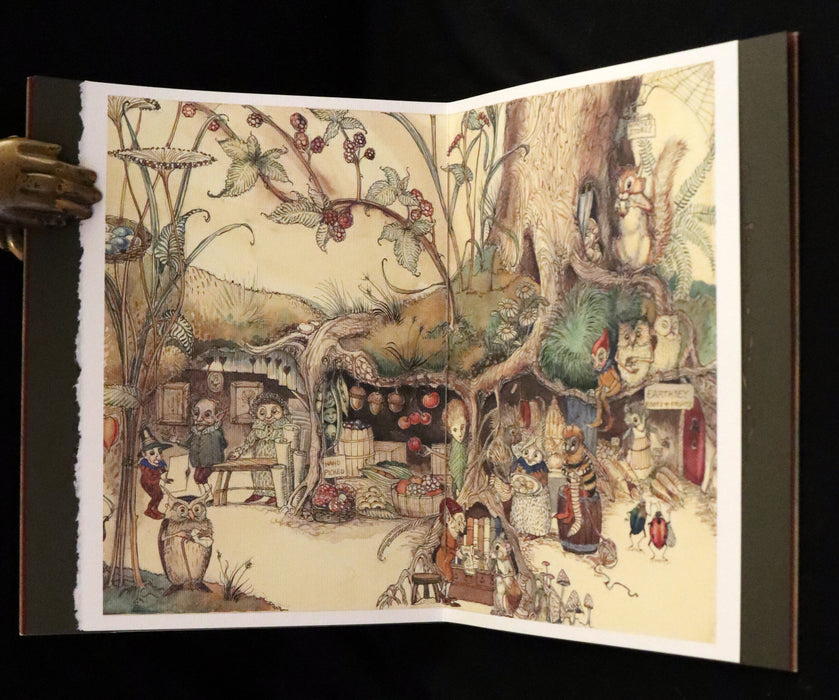 2009 Scarce Signed First Edition - The Fairy Market by Charles van Sandwyk dedicated to Arthur Rackham.