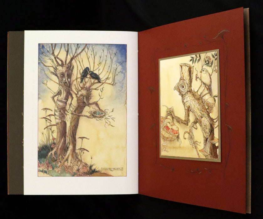 2009 Scarce Signed First Edition - The Fairy Market by Charles van Sandwyk dedicated to Arthur Rackham.