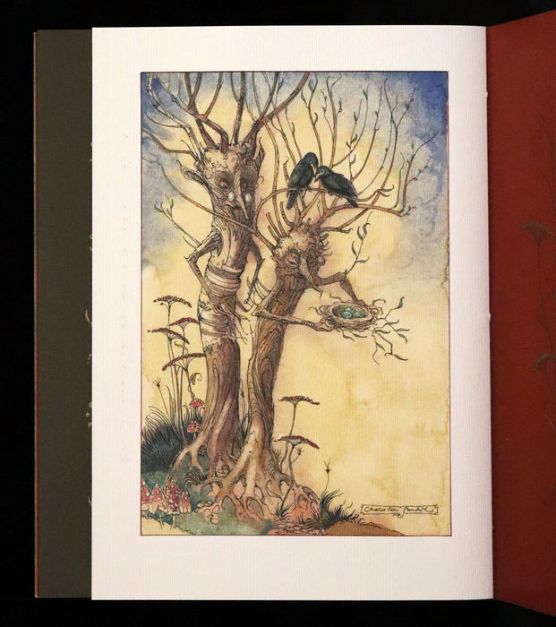 2009 Scarce Signed First Edition - The Fairy Market by Charles van Sandwyk dedicated to Arthur Rackham.