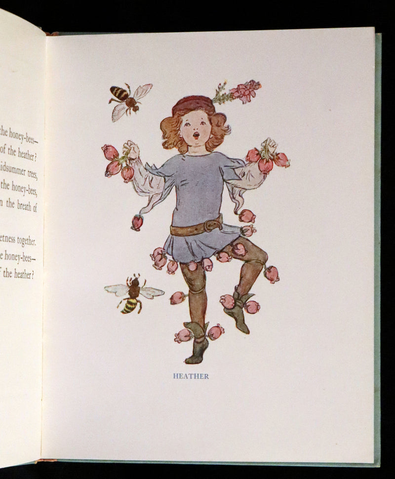 1927 Rare First Edition - Flower-Children, A Flower Book illustrated by Eleanor S. March.