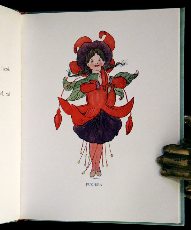 1927 Rare First Edition - Flower-Children, A Flower Book illustrated by Eleanor S. March.