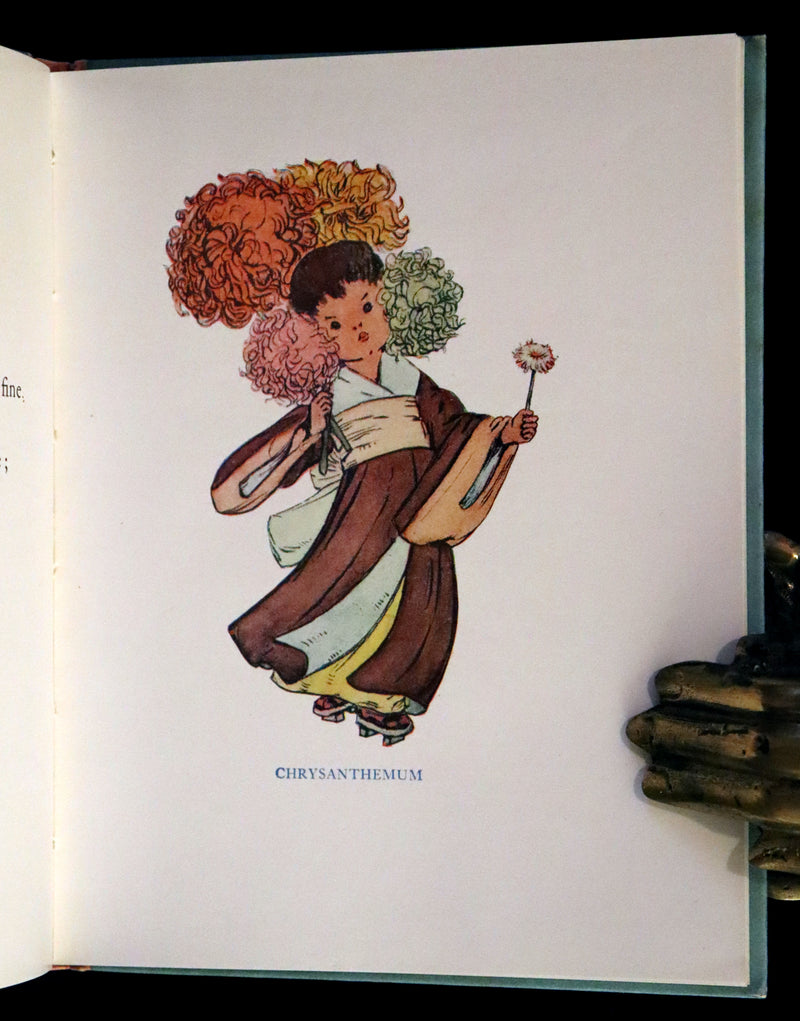 1927 Rare First Edition - Flower-Children, A Flower Book illustrated by Eleanor S. March.