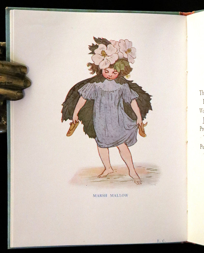 1927 Rare First Edition - Flower-Children, A Flower Book illustrated by Eleanor S. March.