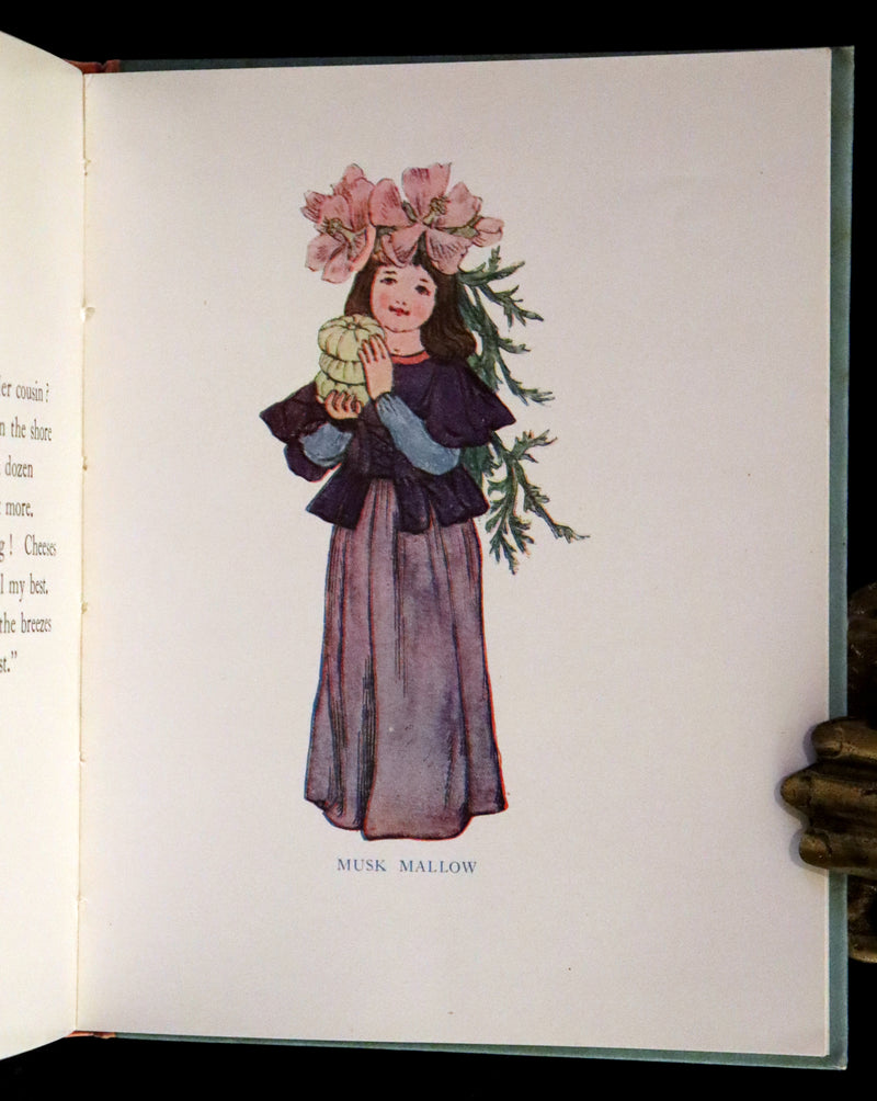 1927 Rare First Edition - Flower-Children, A Flower Book illustrated by Eleanor S. March.