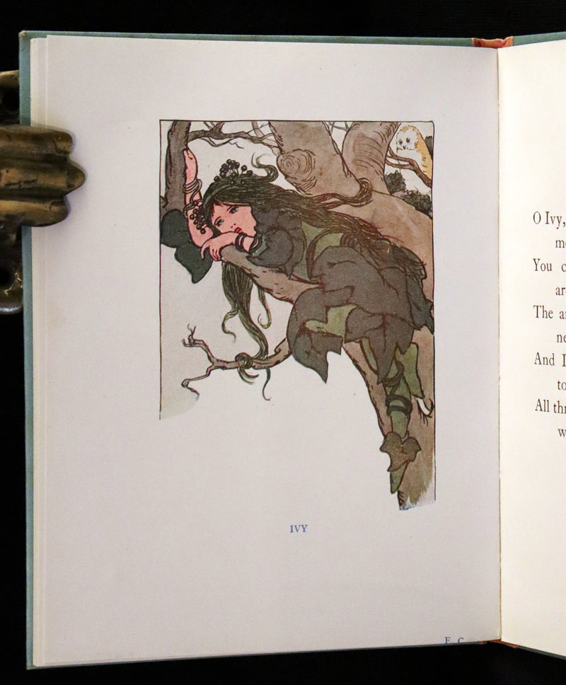 1927 Rare First Edition - Flower-Children, A Flower Book illustrated by Eleanor S. March.