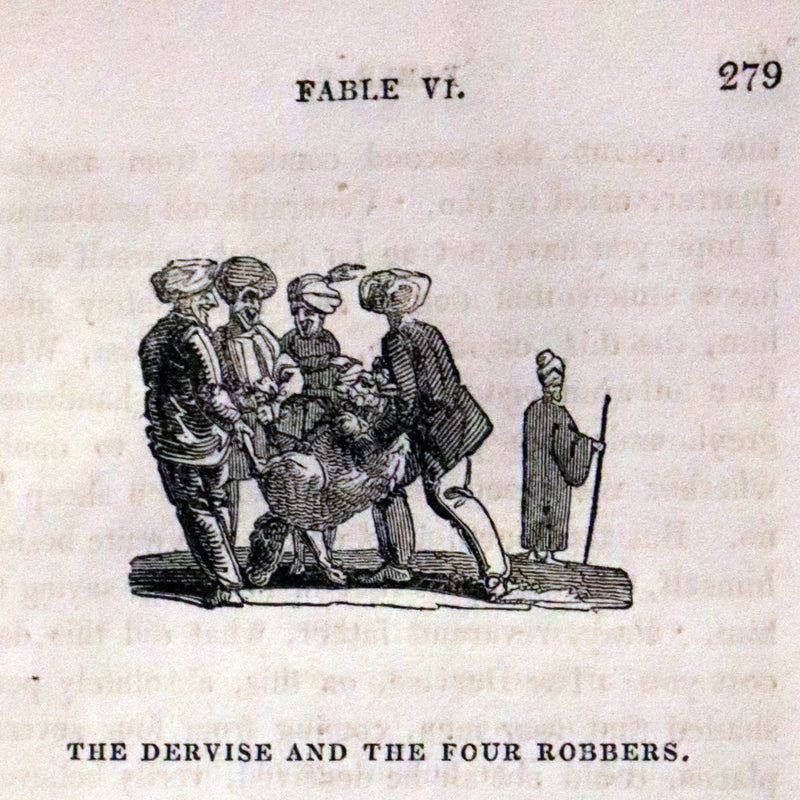 1818 Rare book in a beautiful binding - The Fables of Pilpay from ancient Indian and Persian wisdom. Illustrated.