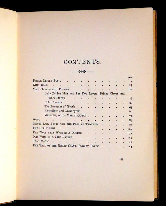 1899 Scarce Book - Prince Little Boy & Other Tales Out of Fairy-Land by Silas Weir Mitchell.