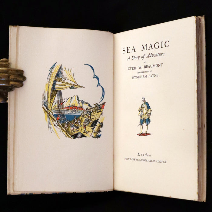 1928 Rare First Edition - Sea Magic: A Story of Adventure by Cyril W. Beaumont, illustrated by Wyndham.