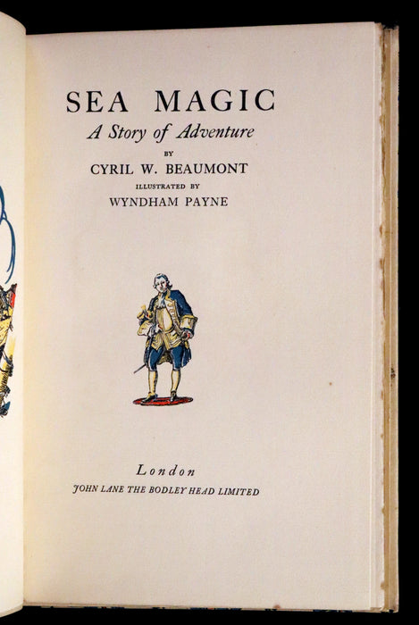 1928 Rare First Edition - Sea Magic: A Story of Adventure by Cyril W. Beaumont, illustrated by Wyndham.