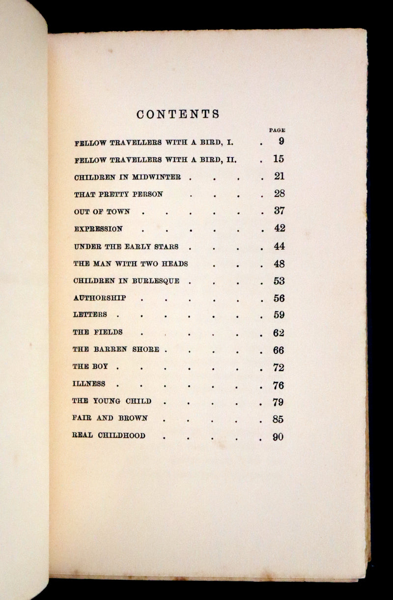 1897 Rare First Edition - The Children by Alice Meynell.