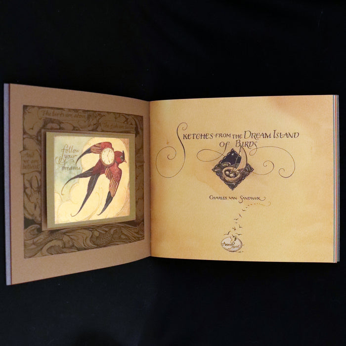 2005 Rare First Edition - Sketches from the Dream Island of Birds by Charles van Sandwyk.