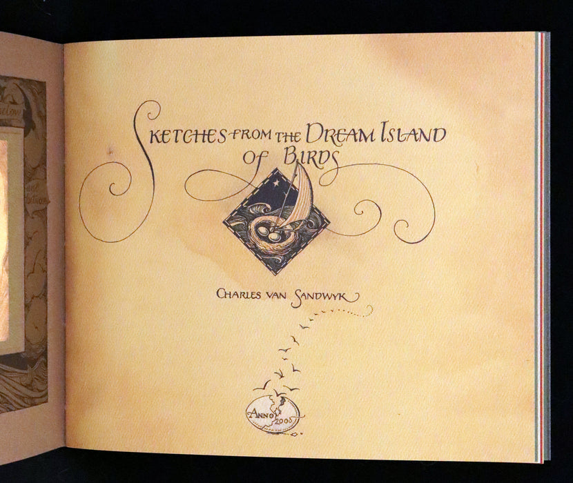 2005 Rare First Edition - Sketches from the Dream Island of Birds by Charles van Sandwyk.