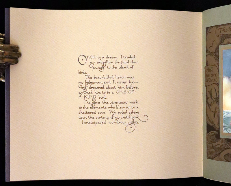 2005 Rare First Edition - Sketches from the Dream Island of Birds by Charles van Sandwyk.