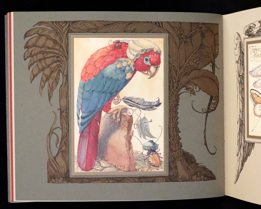 2005 Rare First Edition - Sketches from the Dream Island of Birds by Charles van Sandwyk.