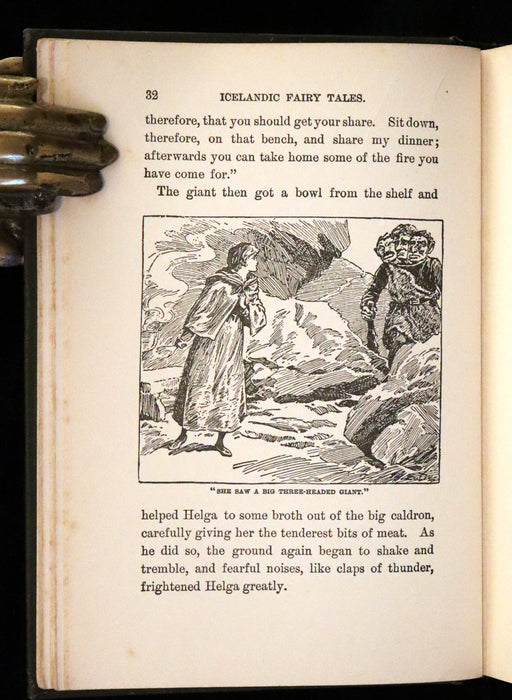 1900 Scarce Edition - Icelandic Fairy Tales Translated by Mrs. A.W. Hall and Illustrated by E.A. Mason.