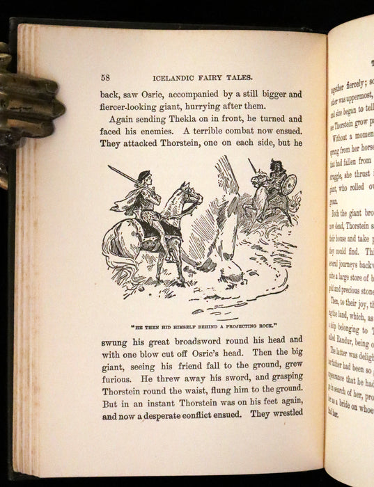 1900 Scarce Edition - Icelandic Fairy Tales Translated by Mrs. A.W. Hall and Illustrated by E.A. Mason.