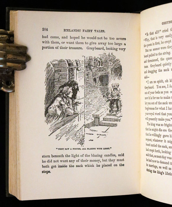 1900 Scarce Edition - Icelandic Fairy Tales Translated by Mrs. A.W. Hall and Illustrated by E.A. Mason.