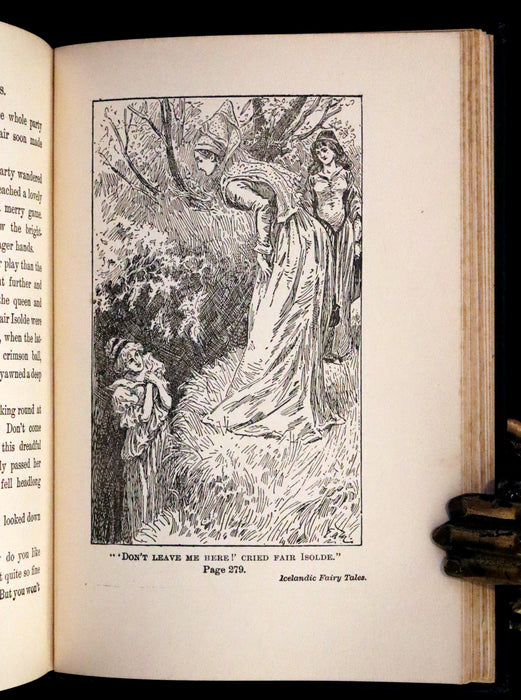 1900 Scarce Edition - Icelandic Fairy Tales Translated by Mrs. A.W. Hall and Illustrated by E.A. Mason.