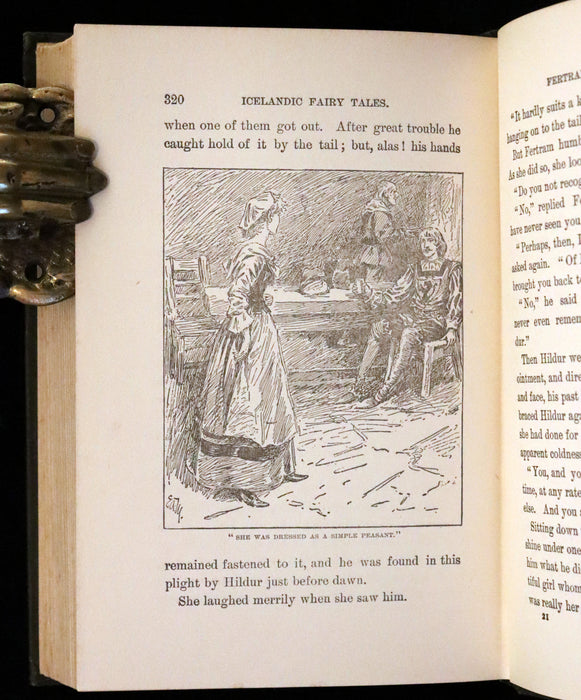 1900 Scarce Edition - Icelandic Fairy Tales Translated by Mrs. A.W. Hall and Illustrated by E.A. Mason.