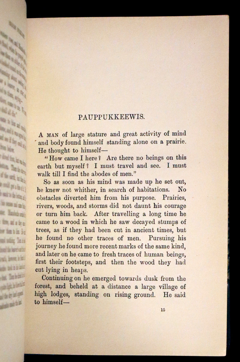 1891 Rare First Edition - Folk-Lore and Legends: North American Indian.
