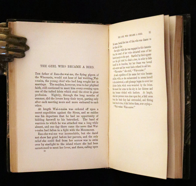 1891 Rare First Edition - Folk-Lore and Legends: North American Indian.