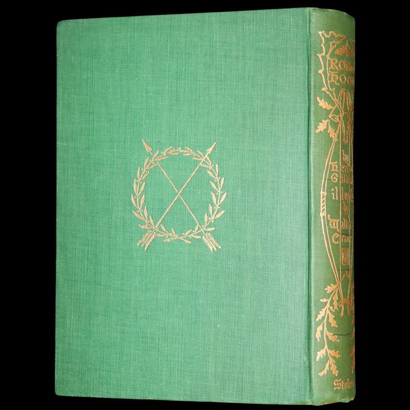 1912 Rare First Edition - Robin Hood and the Men of the Greenwood by H. Gilbert, Illustrated by Walter Crane.