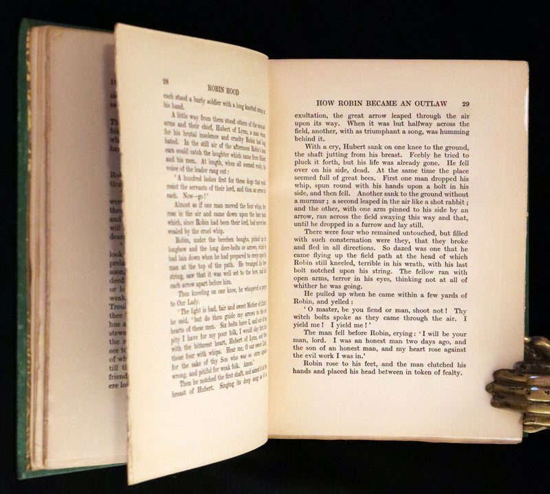 1912 Rare First Edition - Robin Hood and the Men of the Greenwood by H. Gilbert, Illustrated by Walter Crane.