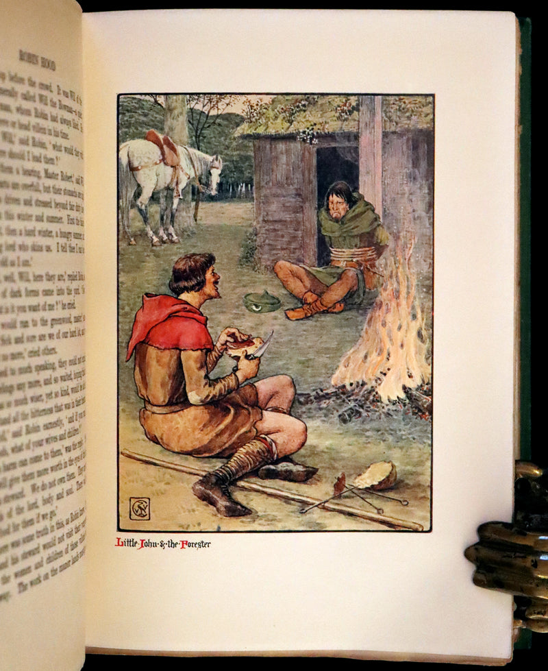 1912 Rare First Edition - Robin Hood and the Men of the Greenwood by H. Gilbert, Illustrated by Walter Crane.