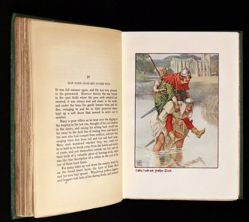 1912 Rare First Edition - Robin Hood and the Men of the Greenwood by H. Gilbert, Illustrated by Walter Crane.