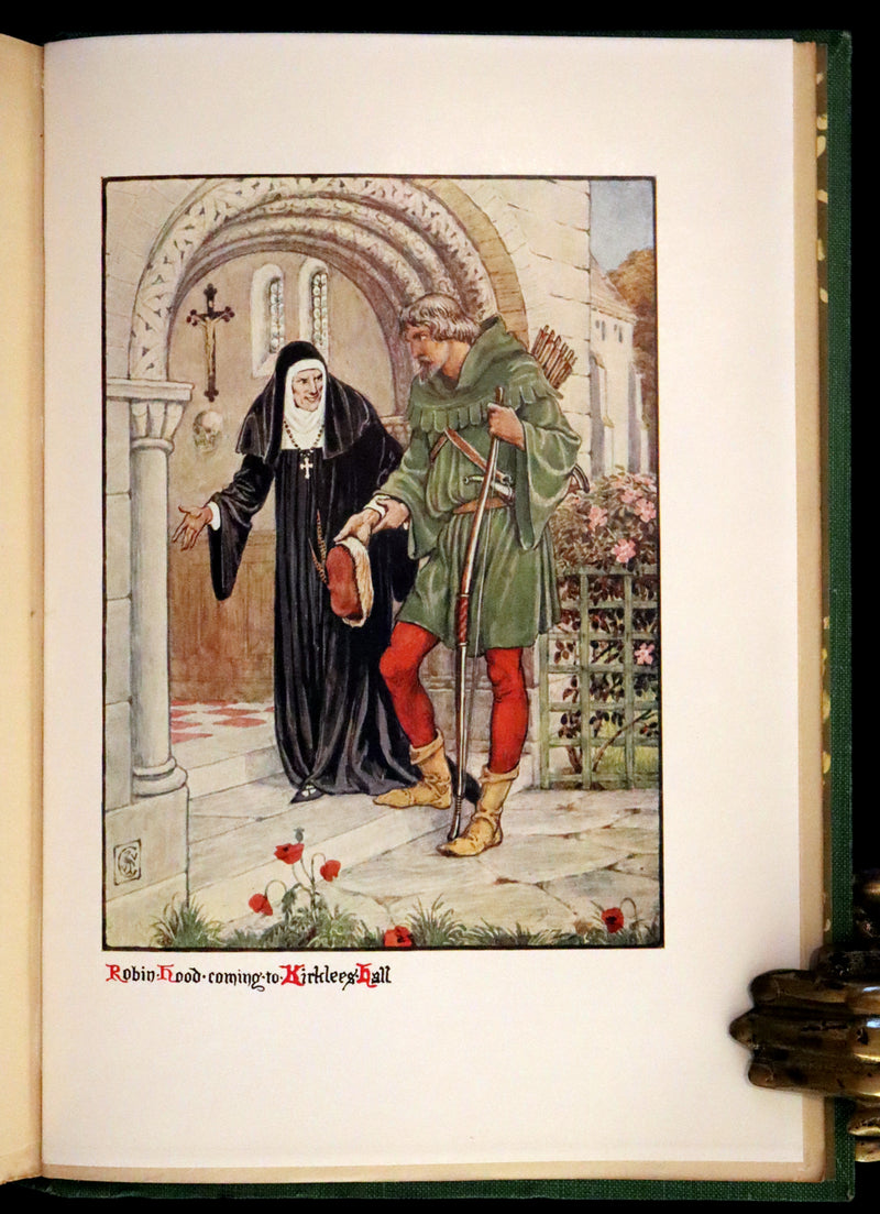 1912 Rare First Edition - Robin Hood and the Men of the Greenwood by H. Gilbert, Illustrated by Walter Crane.